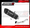 escape silenciador DOMINATOR HP1 negro compatible con la motocicleta Suzuki BURGMAN 400 2007  2016 2