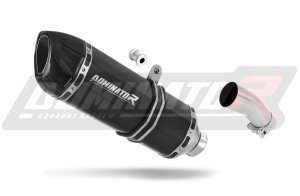 Suzuki BURGMAN 650 - 2012 Silenciador Escape HP1 NEGRO + dB killer
