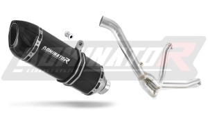 Suzuki DL 650 V Strom / XT 2012 - 2016 Silenciador Escape HP1 NEGRO + dB killer