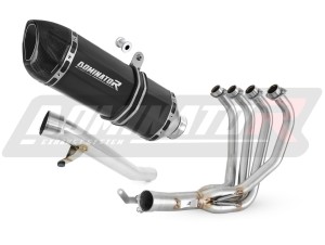 Suzuki GSF 650 BANDIT N / S 2005 - 2006 Sistema de escape Colector Silenciador HP1 NEGRO + dB killer
