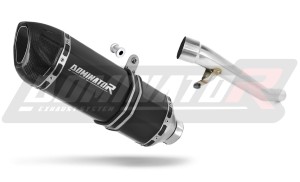 Suzuki GSF 650 BANDIT N / S 2005 - 2006 Silenciador Escape HP1 NEGRO + dB killer