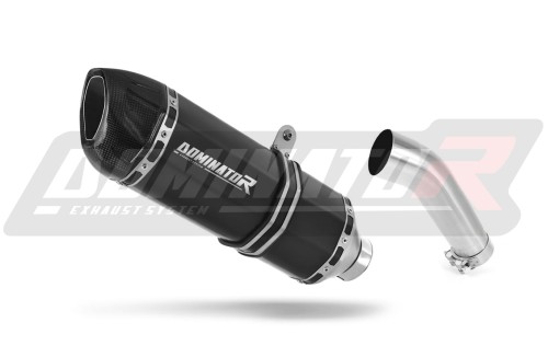 escape silenciador DOMINATOR HP1 negro compatible con la motocicleta Suzuki SV 650 N 2003  2015
