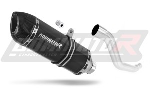 Suzuki XF 650 Freewind 1997 - 2003 Silenciador Escape HP1 NEGRO + dB killer