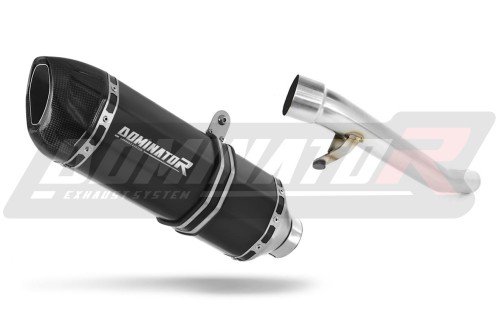 escape silenciador DOMINATOR HP1 negro compatible con la motocicleta Suzuki GSX 750 INAZUMA 1997  2003