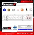 escape silenciador DOMINATOR HP1 negro compatible con la motocicleta Suzuki GSXR 1000 K7 K8  3