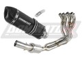 sistema de escape completo con silenciador DOMINATOR Full System HP1 negro compatible con la motocicleta Suzuki GSXR 1000 2017  2021 3