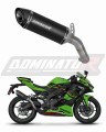 escape silenciador DOMINATOR HP8 negro compatible con la motocicleta Kawasaki ZX4R / RR 2023  2024