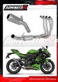 sistema de escape completo con silenciador DOMINATOR Full System GPS compatible con la motocicleta Kawasaki ZX4R / RR 2023  2024 2