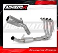 sistema de escape completo con silenciador DOMINATOR Full System GPS compatible con la motocicleta Kawasaki ZX4R / RR 2023  2024 3