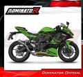 sistema de escape completo con silenciador DOMINATOR Full System GPS compatible con la motocicleta Kawasaki ZX4R / RR 2023  2024 4