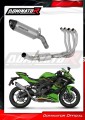 sistema de escape completo con silenciador DOMINATOR Full System titanio HP8 compatible con la motocicleta Kawasaki ZX4R / RR 2023  2024