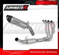 sistema de escape completo con silenciador DOMINATOR Full System titanio HP8 compatible con la motocicleta Kawasaki ZX4R / RR 2023  2024 2