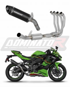 Kawasaki ZX-4R / RR 2023 - 2024 Sistema de escape Colector Silenciador HP8 NEGRO + dB killer