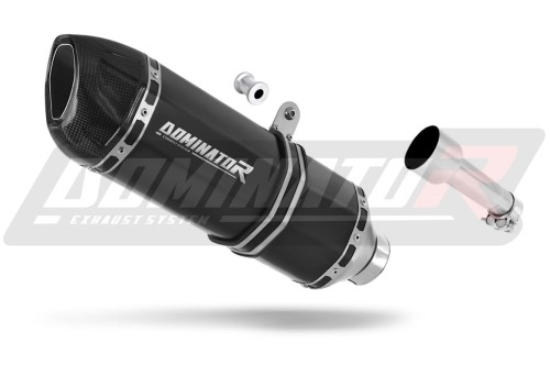 escape silenciador DOMINATOR HP1 negro compatible con la motocicleta SYM CITYCOM 300i 2007  2014