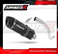 escape silenciador DOMINATOR HP1 negro compatible con la motocicleta Triumph TIGER SPORT 1050 2016  2020 2