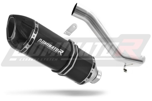 escape silenciador DOMINATOR HP1 negro compatible con la motocicleta Triumph TIGER EXPLORER 1200 2012  2015