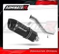 escape silenciador DOMINATOR HP1 negro compatible con la motocicleta Triumph TIGER EXPLORER 1200 2012  2015 2