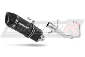Yamaha YBR 125 2009 - 2018 Sistema de escape Colector Silenciador HP1 NEGRO + dB killer