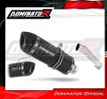 escape silenciador DOMINATOR homologado HP1 negro compatible con la motocicleta Yamaha FZS FAZER 600 1998  2003 2