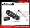 escape silenciador DOMINATOR homologado HP1 negro compatible con la motocicleta Yamaha YZF R6 1999  2002 2