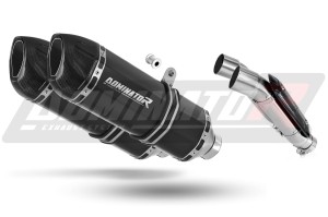 Yamaha TRX 850 1995 - 2000 Silenciador Escape HP1 NEGRO + dB killer