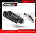 escape silenciador DOMINATOR HP1 negro compatible con la motocicleta Yamaha TRX 850 1995  2000 2