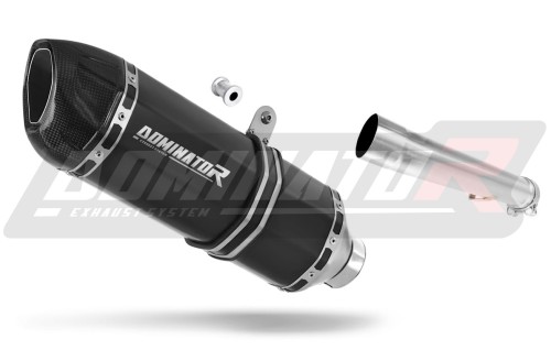 escape silenciador DOMINATOR HP1 negro compatible con la motocicleta Yamaha FZS FAZER 1000 2001  2005