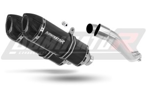 Yamaha BT 1100 BULLDOG 2001 - 2007 Silenciador Escape HP1 NEGRO + dB killer