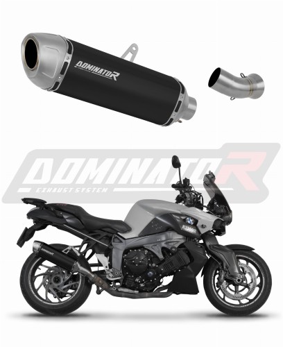 escape silenciador DOMINATOR S6 negro compatible con la motocicleta BMW K1300R 2007  2015