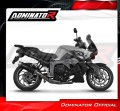 escape silenciador DOMINATOR S6 negro compatible con la motocicleta BMW K1300R 2007  2015 4