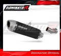 exhaust muffler DOMINATOR S6 BLACK fits the motorcycle BMW K1300S 2009   2016 2