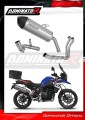 sistema de escape completo con silenciador DOMINATOR Full System titanio HP7 compatible con la motocicleta BMW F800GS 2024