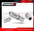 escape silenciador DOMINATOR homologado OVR compatible con la motocicleta Kawasaki ZX9R 1998  2002 2