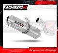 escape silenciador DOMINATOR OVR compatible con la motocicleta Suzuki XF 650 Freewind 1997  2003 2