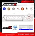 escape silenciador DOMINATOR homologado HP1 negro compatible con la motocicleta Honda CBR 600F PC41 2011  2015 3
