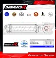 escape silenciador DOMINATOR HP1 negro compatible con la motocicleta Aprilia Pegaso 650 Trail 2006  2010 3