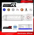escape silenciador DOMINATOR HP1 negro compatible con la motocicleta Aprilia Tuono V4 R APRC 2011  2014 3