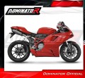 Ducati 848 2008 - 2013 EXHAUST Suzuki Muffler Auspuff Sportauspuff Silencer Echappement Silencieux Scarico Scarichi Escape Wydech Tłumik HP8 Titanium Dominator 3