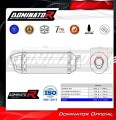 escape silenciador DOMINATOR HP1 negro compatible con la motocicleta Ducati MONSTER 696 2008  2014 4