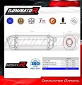escape silenciador DOMINATOR HP1 negro compatible con la motocicleta Ducati MONSTER 796 2010  2015 3