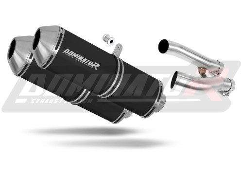 YAMAHA XJR 1200 1995 - 1998 EXHAUST Muffler Auspuff Sportauspuff Silencer Echappement Silencieux Scarico Scarichi Escape Wydech Tłumik OVR BL Dominator Exhaust System x