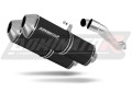 escape silenciador DOMINATOR OVR negro compatible con la motocicleta Yamaha BT 1100 BULLDOG 2001  2007