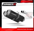 escape silenciador DOMINATOR OVR negro compatible con la motocicleta Yamaha BT 1100 BULLDOG 2001  2007 2