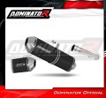 escape silenciador DOMINATOR homologado OVR negro compatible con la motocicleta Yamaha FZS FAZER 1000 2001  2005 2
