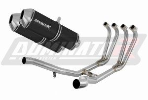 Yamaha XJ 900 Diversion 1994 - 2003 Sistema de escape Colector Silenciador OVR NEGRO + dB killer