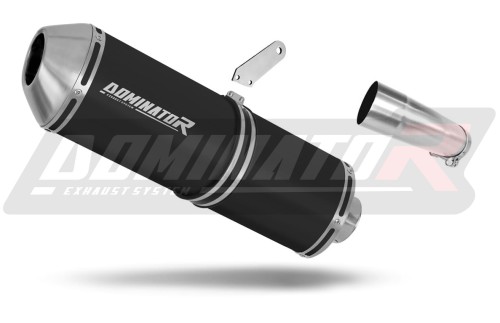 escape silenciador DOMINATOR OVR negro compatible con la motocicleta Yamaha FZ8 FAZER 2010  2016 2