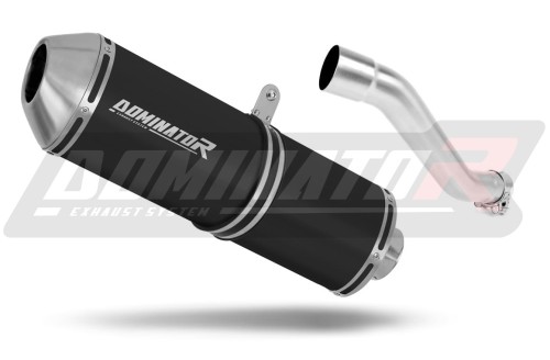 escape silenciador DOMINATOR OVR negro compatible con la motocicleta Yamaha XT 600 1990  2004