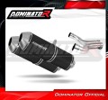 escape silenciador DOMINATOR OVR negro compatible con la motocicleta Yamaha XJ 600 DIVERSION 1992  2004 2