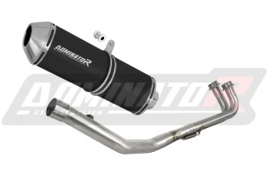 Yamaha T-MAX 500 2008 - 2011 Sistema de escape Colector Silenciador OVR NEGRO + dB killer