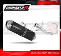 sistema de escape completo con silenciador DOMINATOR Full System OVR negro compatible con la motocicleta Yamaha YBR 125 2000  2008 2